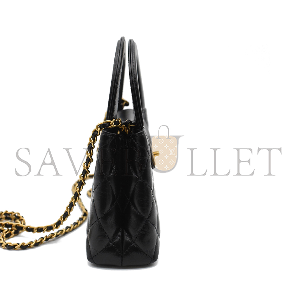 Ch*el master kelly large handbag chain as4416 (19*13*7cm)
